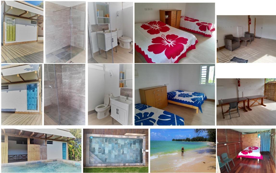 Mara'Ai Le Spot Tubuai, Chambre Triple Deluxe Mahu Sdb Privee Avec Piscine Mataura Buitenkant foto